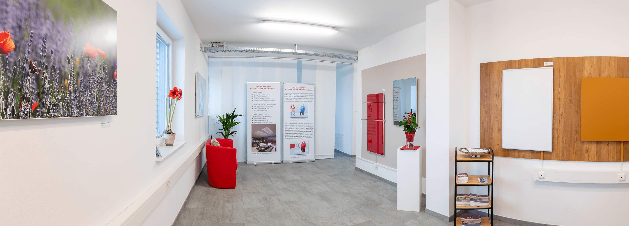 Austaller Infrarotheizung Ausstellung